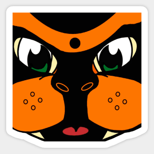 Pop-Up-Pup Muzzle - Orange Sticker